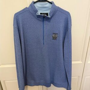 Straight Down Whistling Straits Men's Zip-Up Sweater
